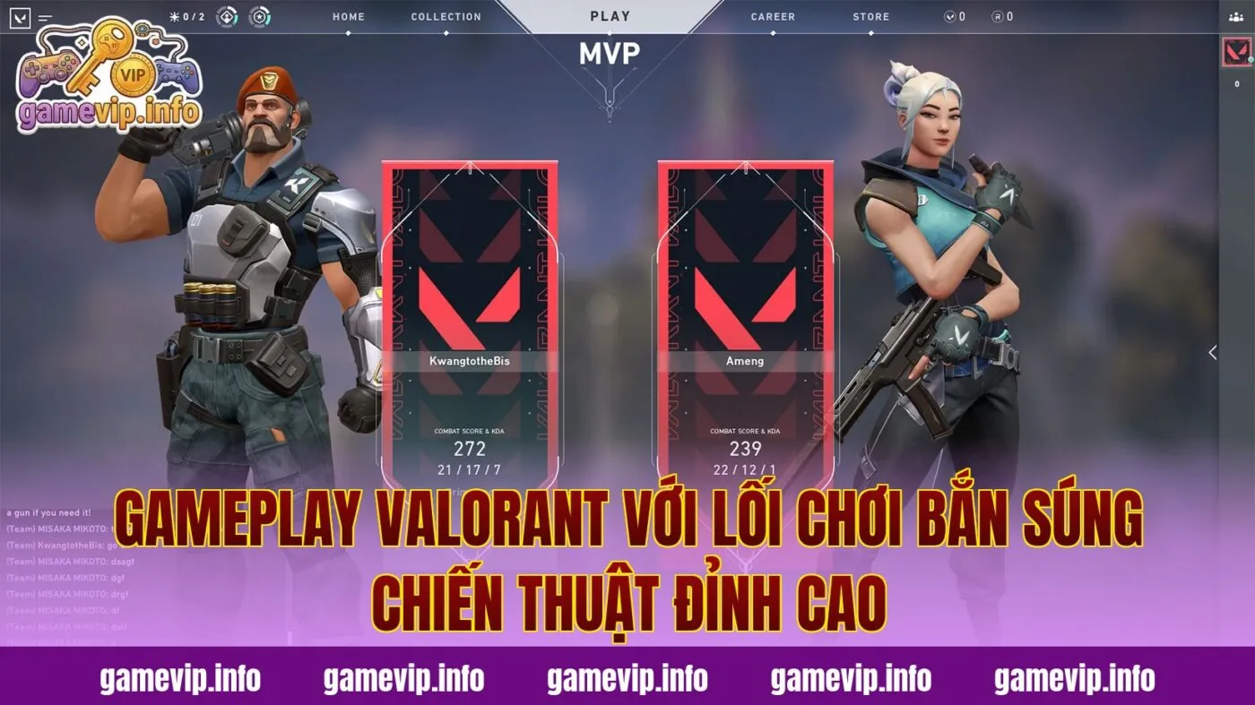 Gameplay Valorant với lối chơi bắn súng chiến thuật đỉnh cao