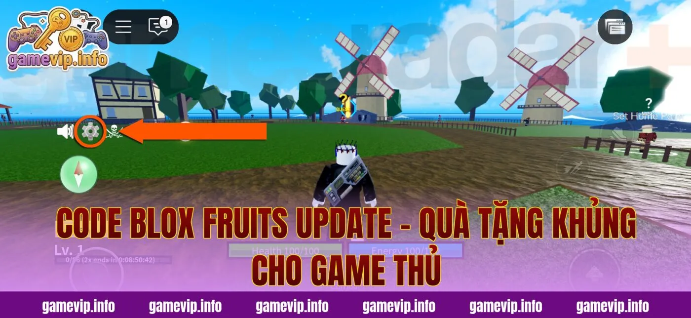 Code Blox Fruits Update – Quà Tặng Khủng Cho Game Thủ