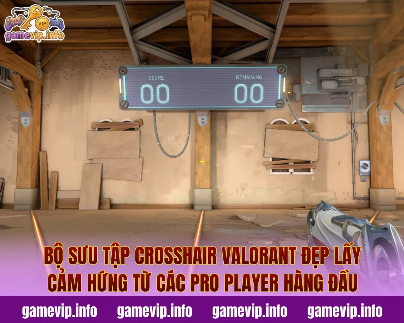 Bộ sưu tập crosshair Valorant đẹp lấy cảm hứng từ các pro player hàng đầu