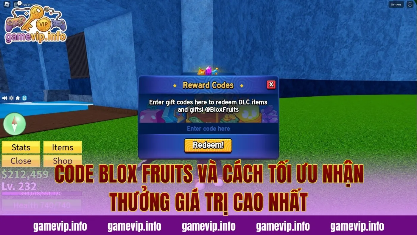 Code Blox Fruits và cách tối ưu nhận thưởng giá trị cao nhất