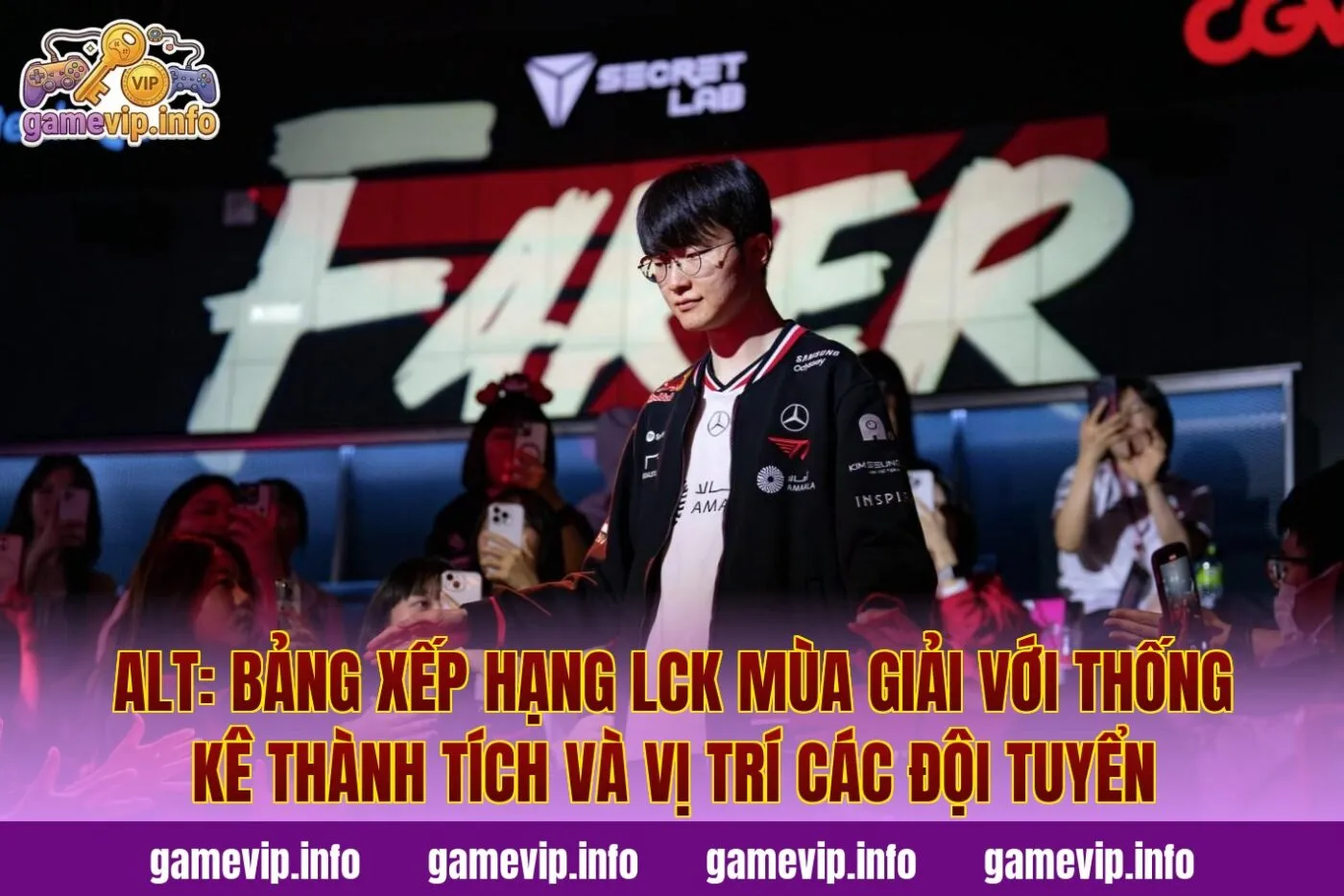 Alt: Bảng xếp hạng LCK mùa giải với thống kê thành tích và vị trí các đội tuyển