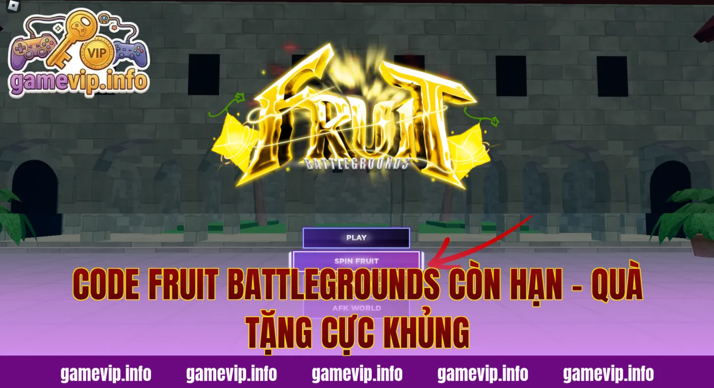 Code Fruit Battlegrounds Còn Hạn – Quà Tặng Cực Khủng