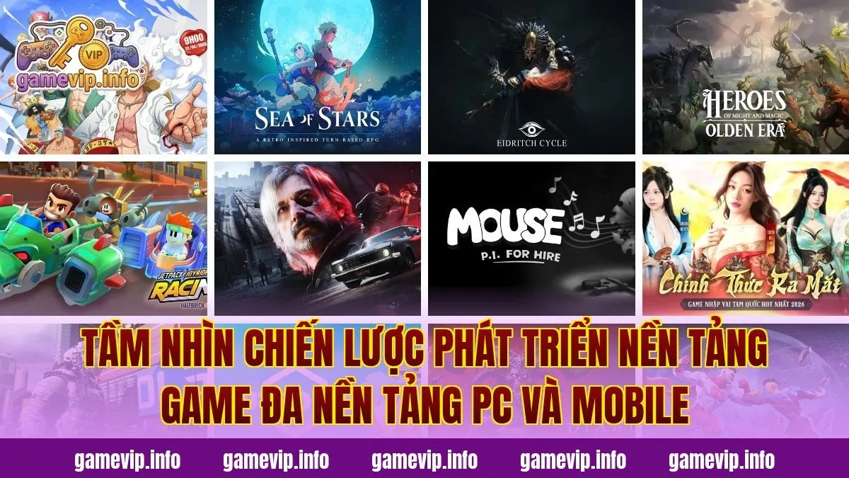 Tầm nhìn chiến lược phát triển nền tảng game đa nền tảng PC và mobile
