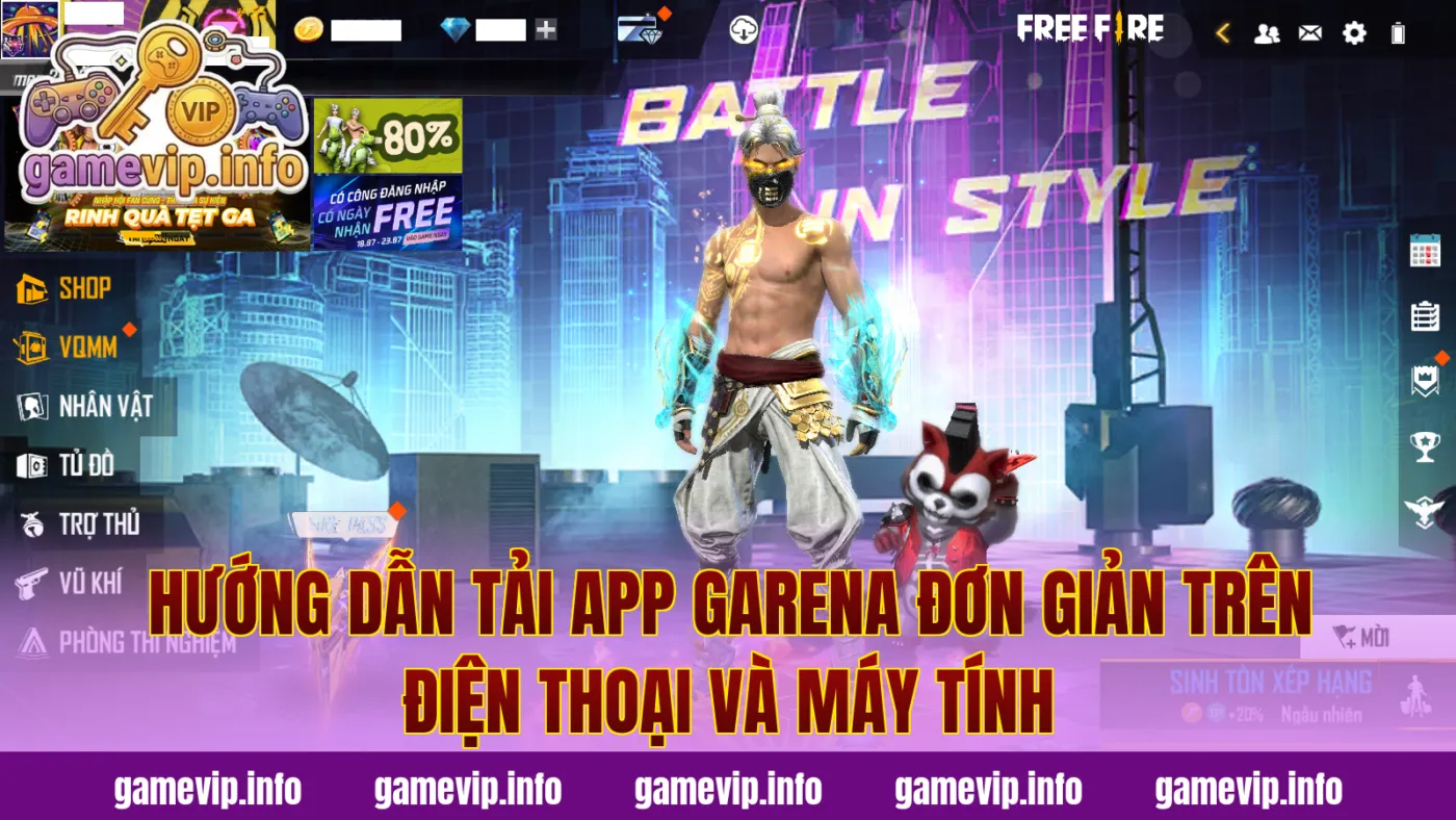 Hướng dẫn tải app Garena đơn giản trên điện thoại và máy tính